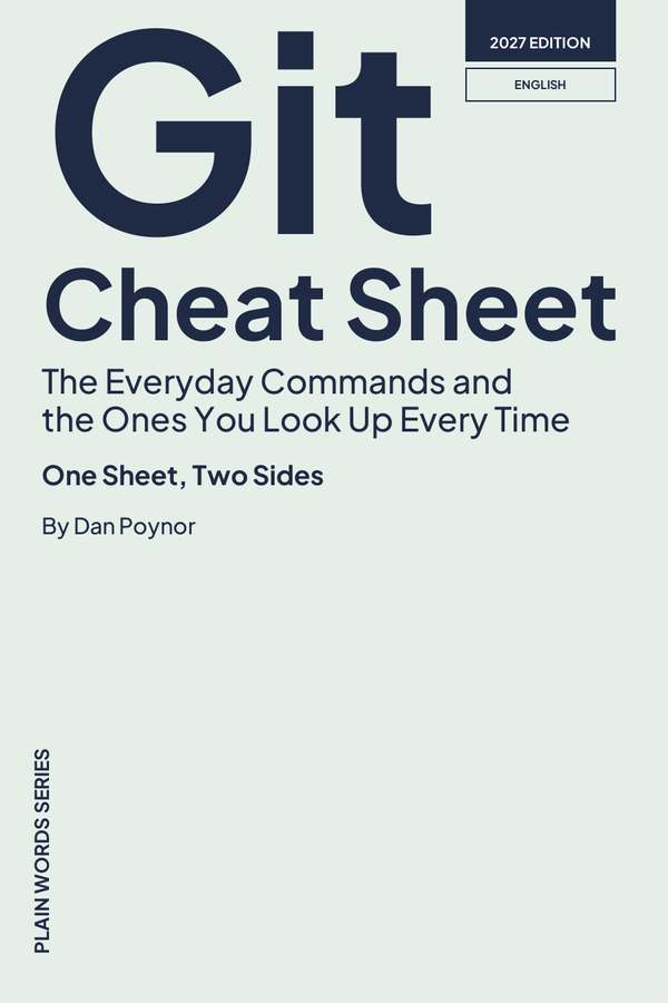 Cover of Git Cheat Sheet