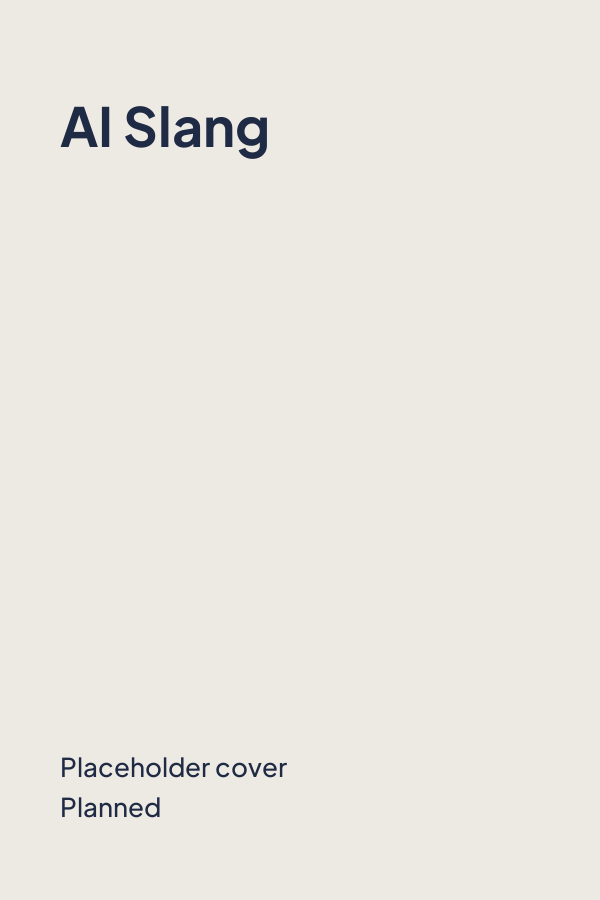 Placeholder cover for AI Slang